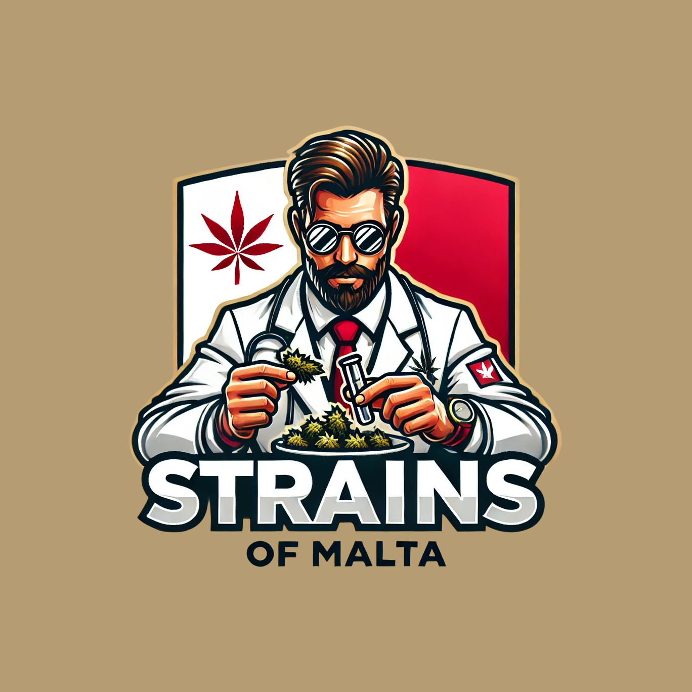 Strains of Malta Logo